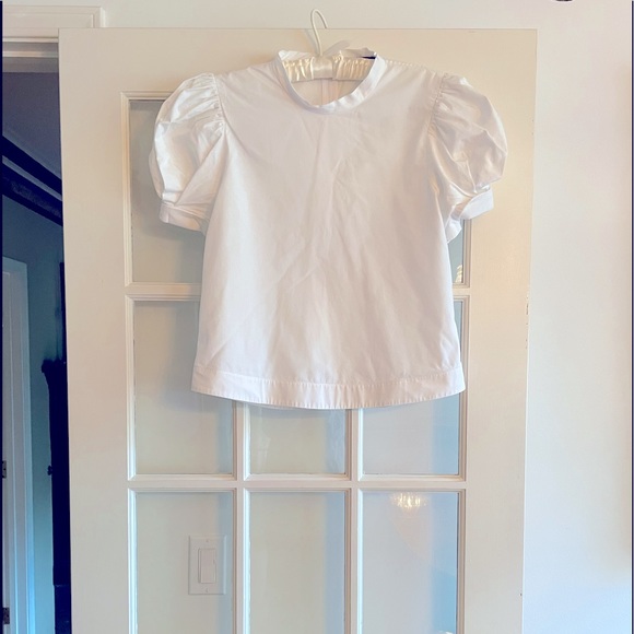 COPY - Bassike Cotton Balloon sleeve blouse - Picture 7 of 12